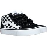 Vans Unisex Ward Mid V Sneakers voor kinderen, Checker Black White, 33 EU