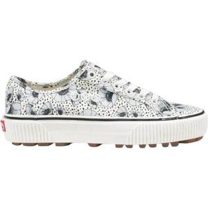 Vans - Floral Leather - Schoenen - Wit - Leer