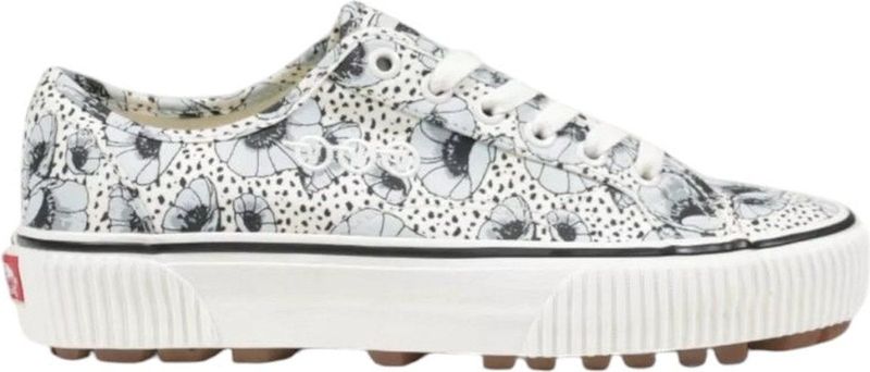 Vans - Floral Leather - Schoenen - Wit - Leer
