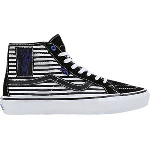 Vans, Schoenen, Heren, Veelkleurig, 45 EU, Leer, Zwart & Wit Leren Sneakers