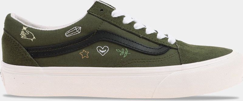 Vans - Sneakers - Groen - Leer - Dames Collectie