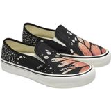 Vans - Zwarte Leren Schoenen - Dames - Veelkleurig - Skateschoenen