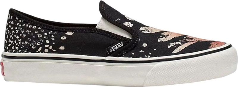 Vans - Zwarte Leren Schoenen - Dames - Veelkleurig - Skateschoenen