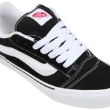 Vans - Knu Skool - Skateschoenen - Zwart/Wit - Canvas