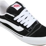 Vans - Knu Skool - Skateschoenen - Zwart/Wit - Canvas