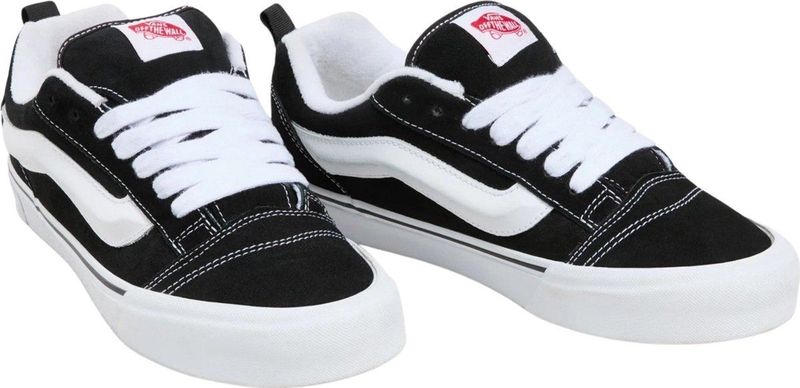 Vans - Knu Skool - Skateschoenen - Zwart/Wit - Canvas