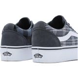 Vans - Ward Platform - Sneakers - Dark Slate - Suède en Textiel