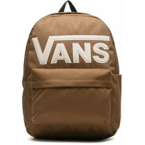 Vans, Tassen, Heren, Beige, ONE Size, Polyester, Old Skool Drop V Rugzak