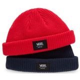 Muts Vans Kids Little Grom Beanie True Red Dress Blues