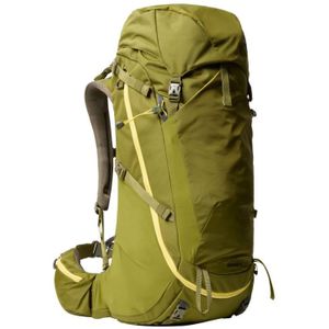 the north face terra 55l hiking backpack green