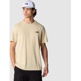 The North Face T-shirt - Rood met Korte Mouwen en Ronde Hals