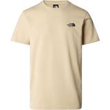 The North Face T-shirt - Rood met Korte Mouwen en Ronde Hals