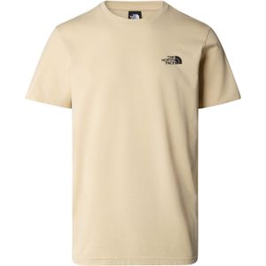 The North Face T-shirt - Rood met Korte Mouwen en Ronde Hals