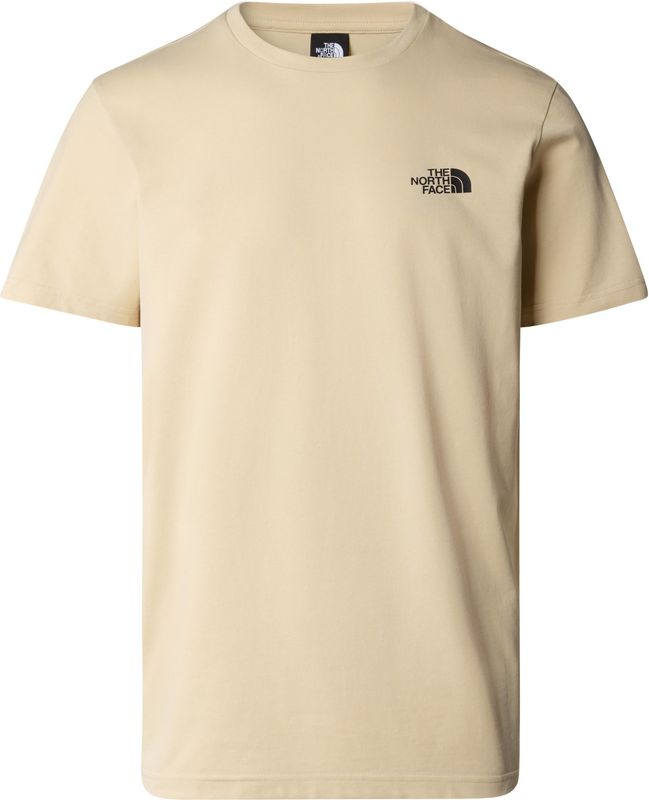 The North Face T-shirt - Rood met Korte Mouwen en Ronde Hals