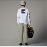 The North Face - L/S Redbox Tee - T-shirt - TNF White - 100% Katoen