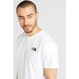 The North Face - Redbox Celebration Tee - T-Shirt - Wit - 100% Katoen