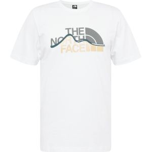 The North Face - S/S Mountain Line Tee - Wit - 100% Katoen
