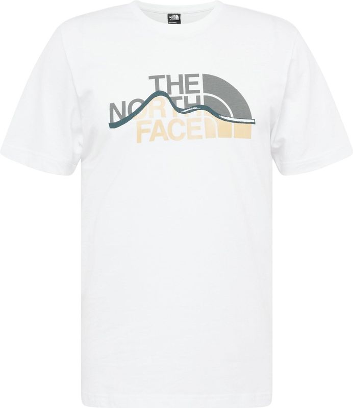 The North Face - S/S Mountain Line Tee - Wit - 100% Katoen