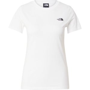 The North Face - S/S Simple Dome Tee - T-Shirt - Wit - Katoen