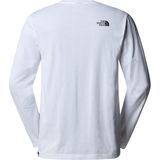 The North Face - L/S Simple Dome Tee - Longsleeve - TNF White