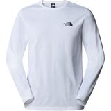The North Face - L/S Simple Dome Tee - Longsleeve - TNF White