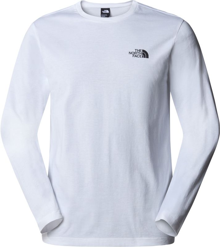 The North Face - L/S Simple Dome Tee - Longsleeve - TNF White