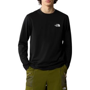 The North Face - L/S Simple Dome Tee - T-shirt - TNF Black - Katoen/Polyester