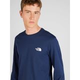 The North Face - L/S Simple Dome Tee - Longsleeve - Summit Navy