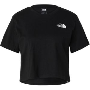 The North Face - Simple Dome Cropped Slim Tee - T-Shirt - TNF Black - Katoen/Polyester