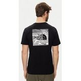 The North Face - Redbox Celebration Tee - T-Shirt - TNF Black - Katoen