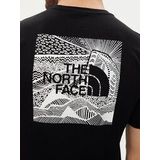 The North Face - Redbox Celebration Tee - T-Shirt - TNF Black - Katoen
