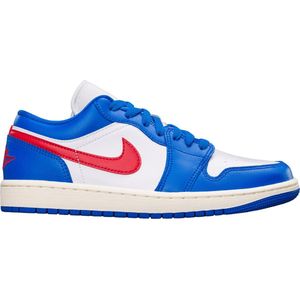 Air Jordan 1 Low Sport Blue Gym Red (Women's) - D4-416 - BLAUW - Schoenen