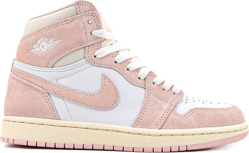 Jordan - 1 High - Sneakers - Washed Pink - Leer