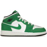 Air Jordan - 1 Mid - Sneakers - Lucky Green - Leer