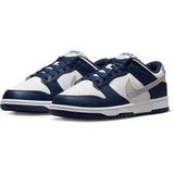 Nike - Dunk Low - Sneakers - Summit White - Midnight Navy