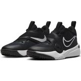 Nike Team Hustle D 11 Sneakers voor jongens, zwart wit, 35.5 EU