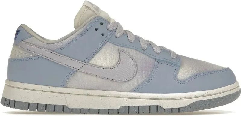 Nike - Dunk Low - Sneakers - Wit Blauw - Airbrush