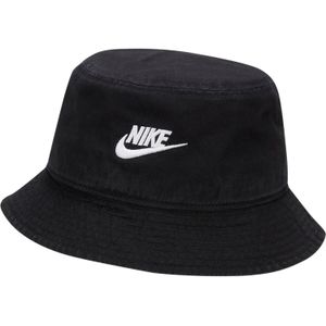 Nike Wash Bucket Hat Heren - Caps - Kleur Zwart-wit - Maat L