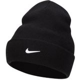 Nike FB6492-010 K NK Peak Beanie SC SWSH muts unisex kinderen zwart/wit maat 1SIZE