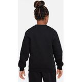 Sweater - Geribbelde Kraag - Ronde Hals - Sweatstof - Logoprint