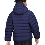 Nike Lightweight Synthetic Fill ruimvallend kinderjack met capuchon - Blauw