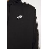 NIKE NK CLUB FLC GX HD TRK SUIT Heren Trainingspak Zwart Wit