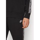 NIKE NK CLUB FLC GX HD TRK SUIT Heren Trainingspak Zwart Wit