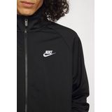 Nike - Club - Trainingspak - Zwart Wit - Polyester - Volledige Ritssluiting