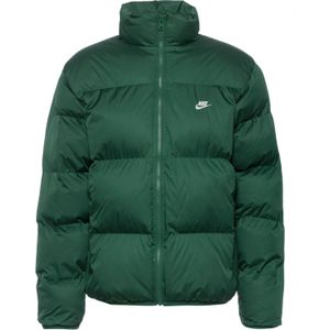 Nike Club Puffer Heren Jassen - Groen - Maat: XS - Katoen Jersey - Foot Locker