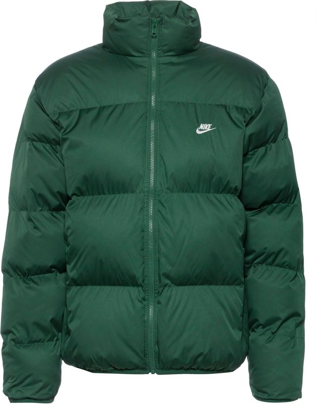 Nike Club Puffer Heren Jassen - Groen - Maat: XS - Katoen Jersey - Foot Locker