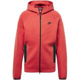Nike - Tech Fleece Zip Hoodie - Rood - Heren