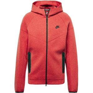 Nike - Tech Fleece Zip Hoodie - Rood - Heren