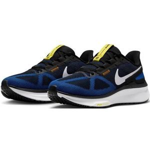 NIKE Heren Air Zoom Structuur Cross Country Running Schoen, Zwart Wit Racer Blauwe Zonnewijzer, 44 EU