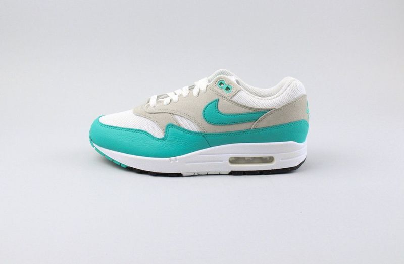 Nike - Air Max 1 - Sneakers - Clear Jade - Leer/Stof/Synthetisch - Zoom Air Technologie